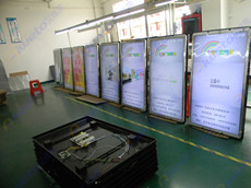 陜西西安320臺55寸蘋果款廣告機(jī)項目案例