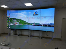 新疆和田地區(qū)生態(tài)監(jiān)測系統采用12臺艾維圖55寸高清液晶拼接屏